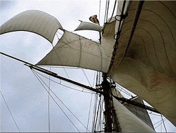 Bonnette sur Pride of Baltimore II