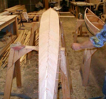 Chesapeake 17 en construction (belle chelise !)