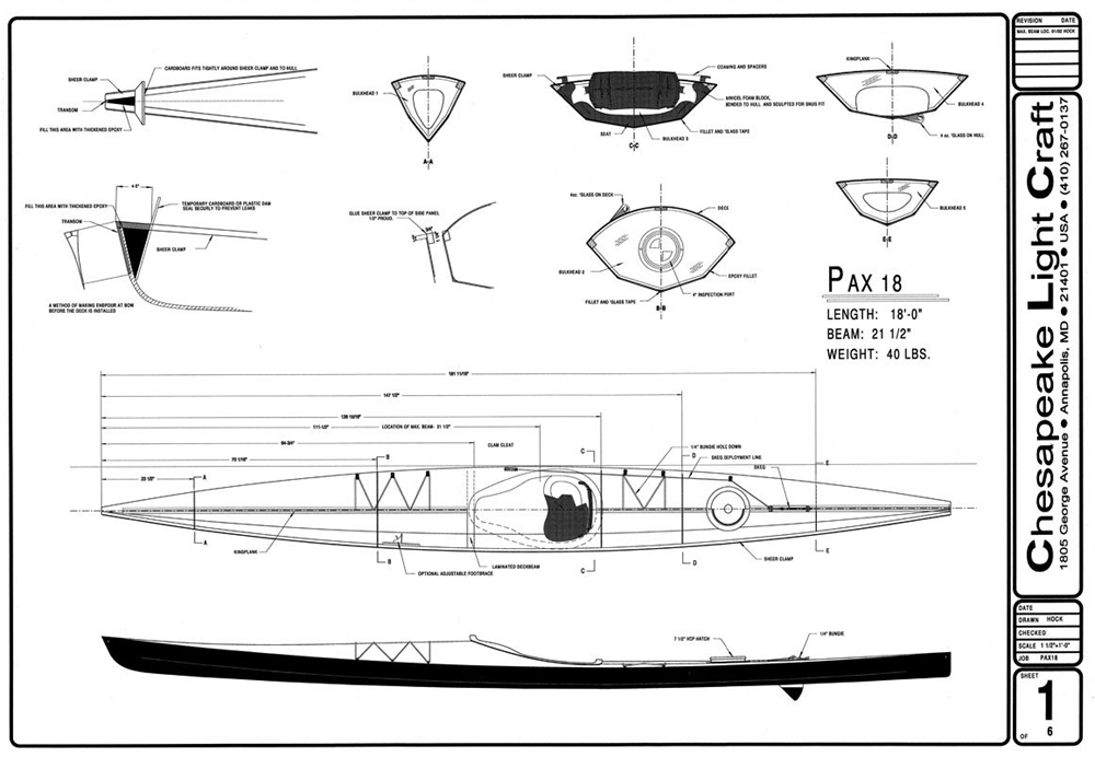 Plans du Pax 18