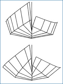 Section du Pax 20 (haut) et du Pax 18 (bas)