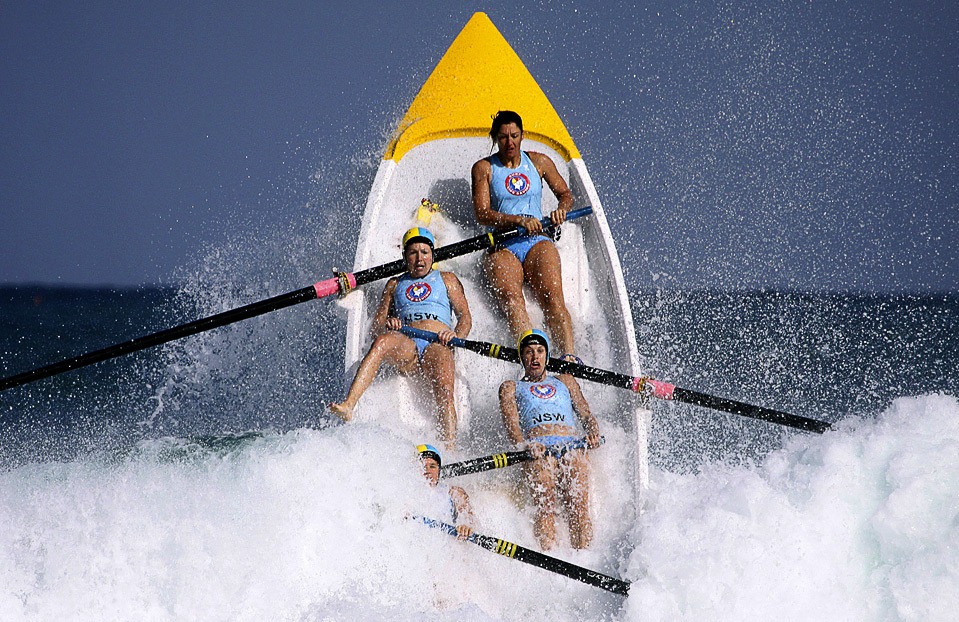 Surf rowing