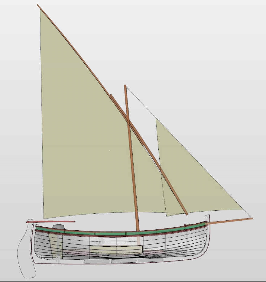 Je termine cette semaine la premi&egrave;re phase de la construction de la barquette marseillaise dessin&eacute;e par Fran&ccedil;ois Vivier pour Michel. J'ai viss&eacute;-coll&eacute; 18 des 20 virures, et j'en suis au pon&ccedil;age de la surface ext&eacute;rieure, en vue de sa stratification. Il restera encore un tout petit peu de travail avant d'approcher le r&eacute;sultat visible sur cette image. Mais on peut dire qu'on n'en a jamais &eacute;t&eacute; si pr&egrave;s ! 