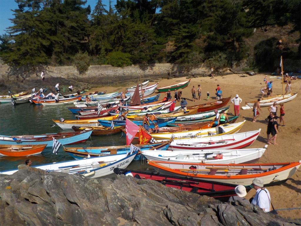 Denis est monté sur les cailloux de la pointe pour faire cette photo pleine de couleur. 