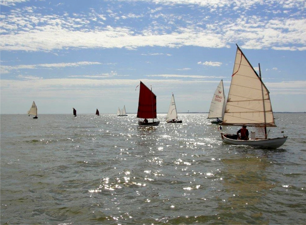J'ajoute a posteriori cette photo de la flottille envoyée par Gilles Montaubin, avec une fois encore tous mes remerciements pour nous avoir offert cette superbe balade. 