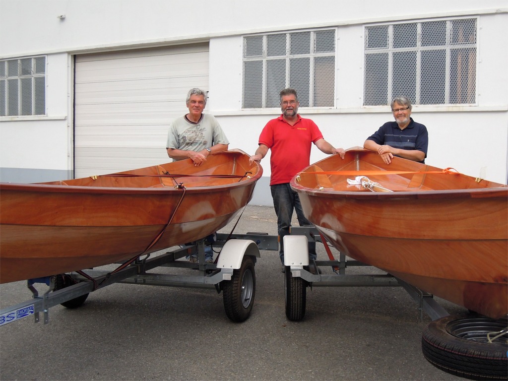 Dernière photo avec les constructeurs des Skerry N° 49 et 50... 