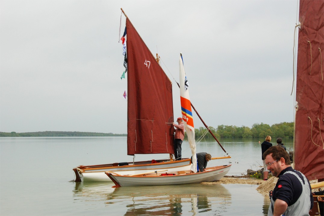 C'est le grand calme ce samedi sur le lac d'Orient. 