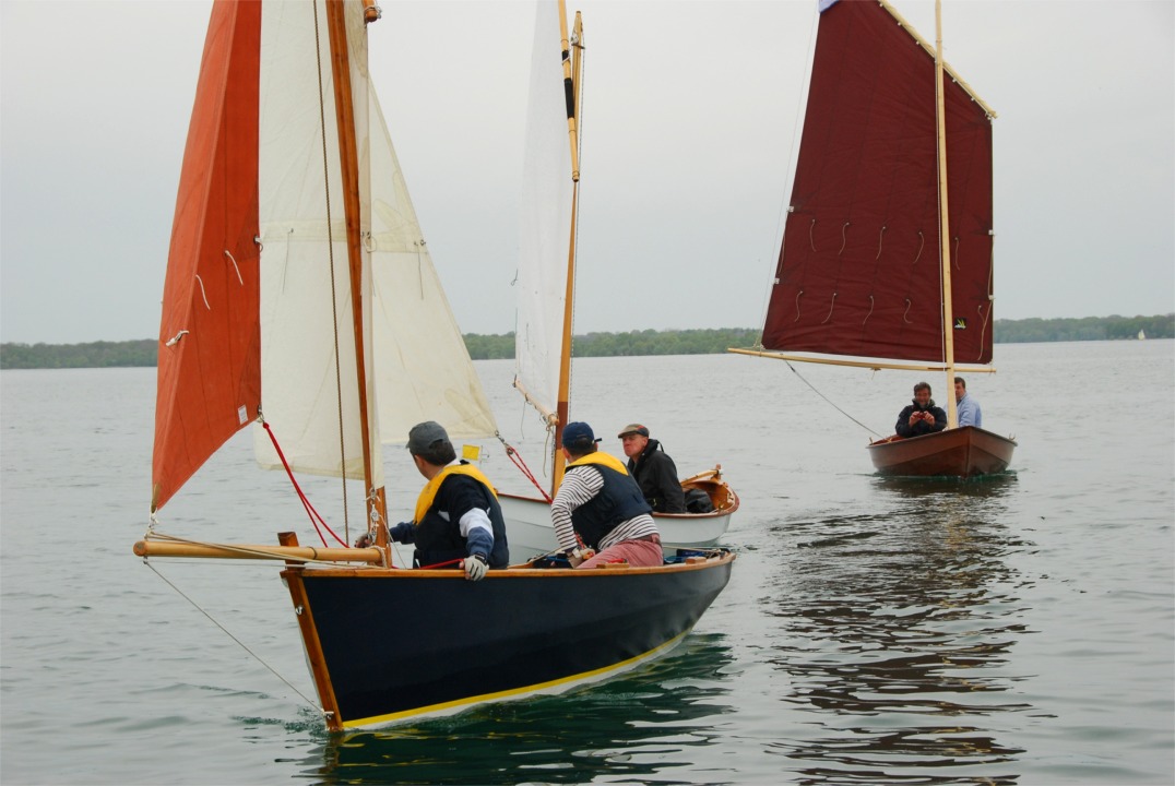 Le Biraou "An Treizh", suivi du Skerry "La Marie Pupuce" et de mon Grand Skerry "Gandalf". 