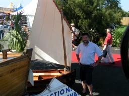 Emmanuel Conrath et le prototype d'Arwen 