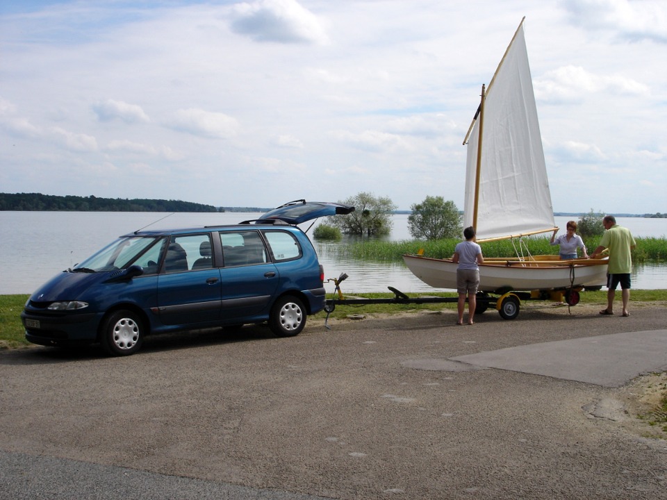 Le grand jour est arrivé : lancement dans quelques instants, sur le lac d'Orient. 