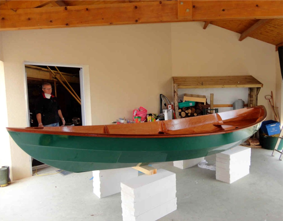 Voila qui est fait, en "vert brume de jade" pour l'ext&eacute;rieur, superbe teinte. 