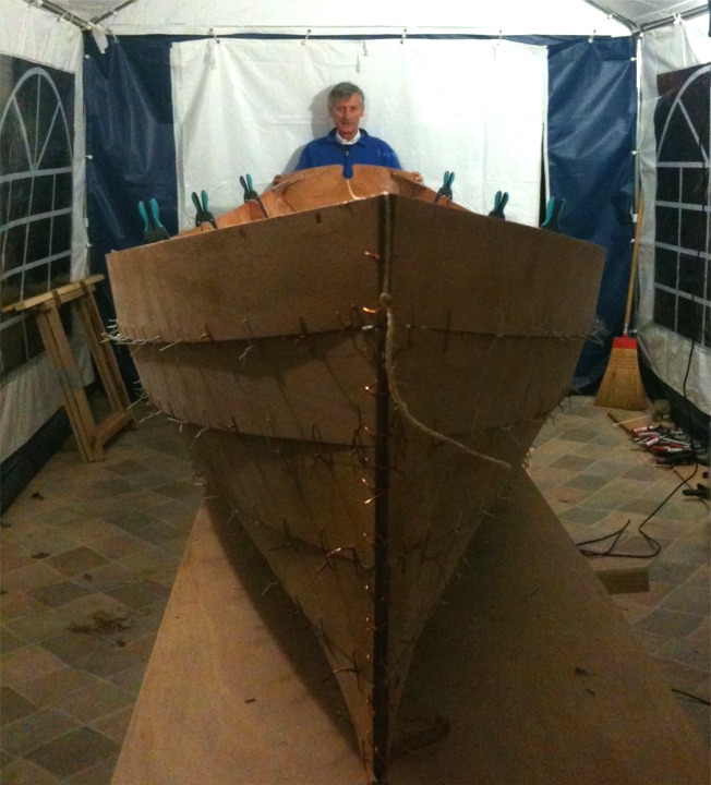 Ce n'est pas l'Hermione, mais pas beaucoup plus petit, semble nous dire Hervé !