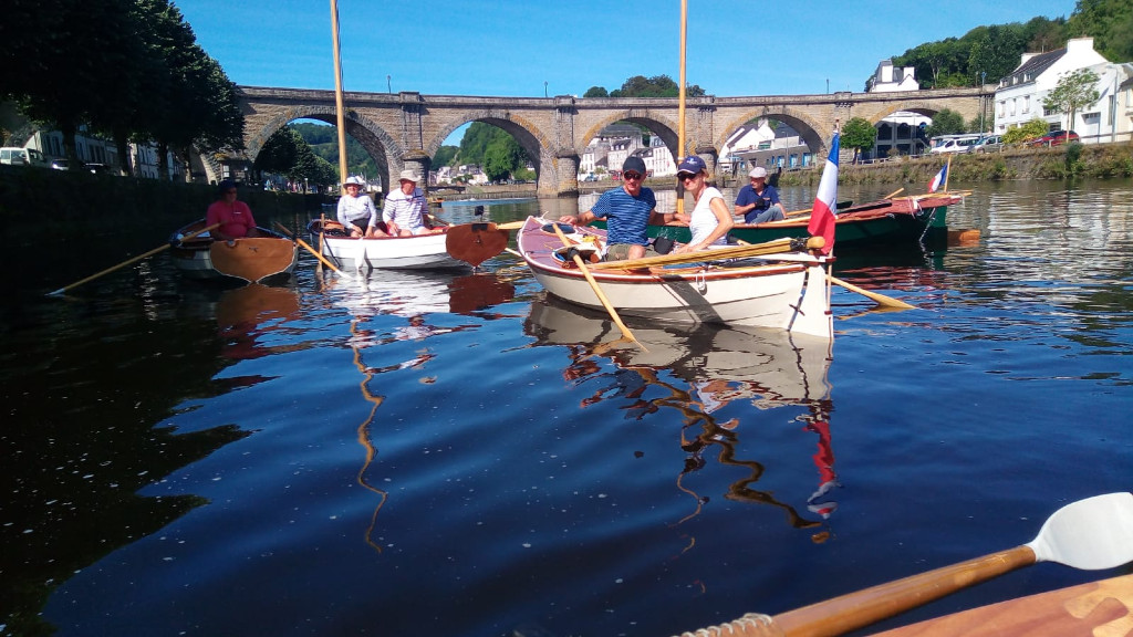 Toujours &agrave; l'occasion de la Route du Sable, une photo de la flottille Arwen Marine par G&eacute;rard : de gauche &agrave; droite les Silmaril "Mounouf" et "Tribur Armor II", les Skerry Raid "Manpernick" et "Truk".