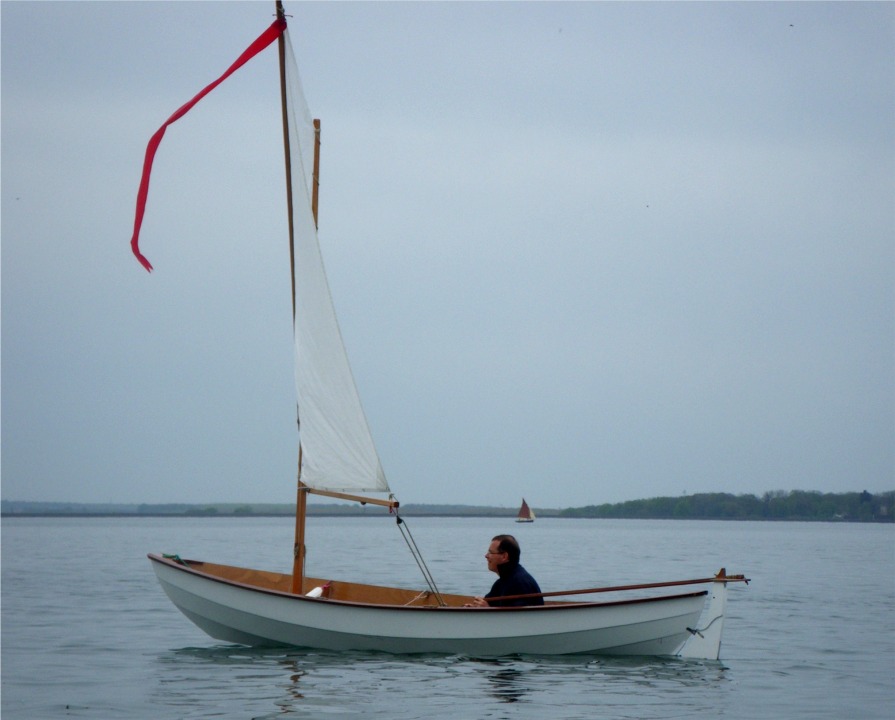 Olivier dans le Skerry "Malo". 