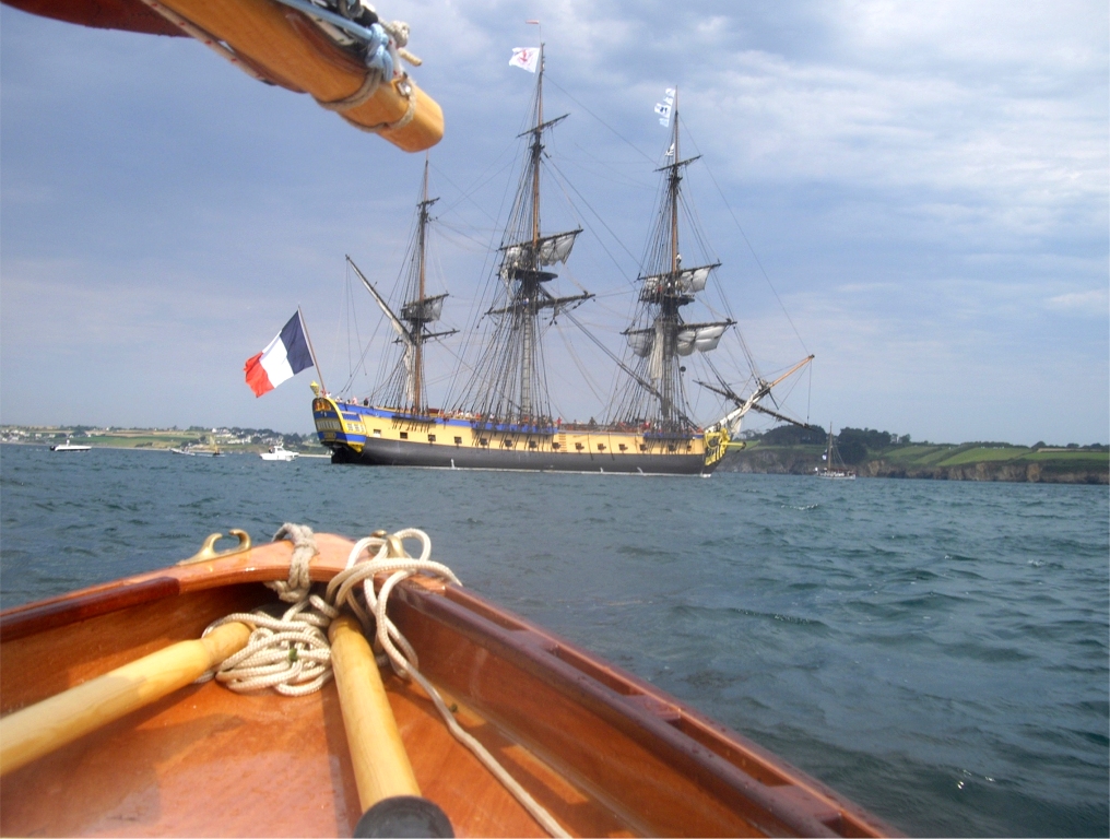 Et une dernière photo de l'Hermione prise depuis "Mounouf". 