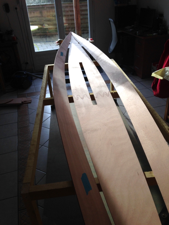 Pr&eacute;sentation des deux virures 1 (ou galbords).