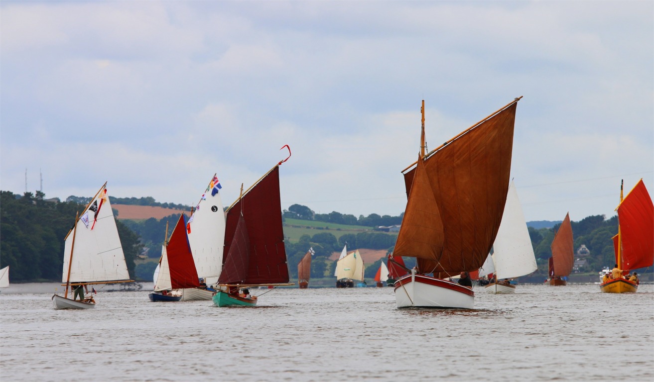 Une partie des 76 bateaux... 