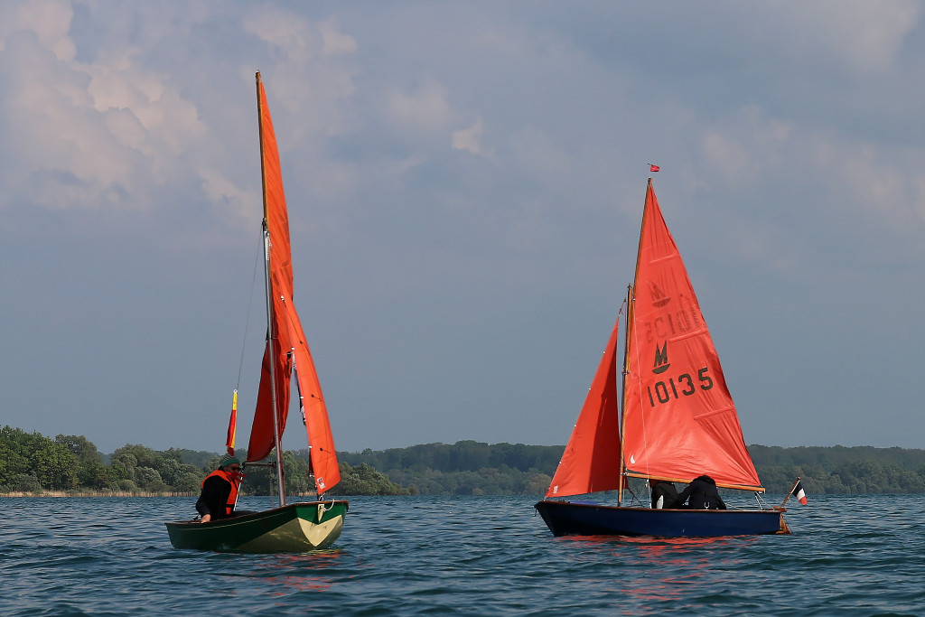 Les deux Mirror : "Red Gull" et "Mussel". 