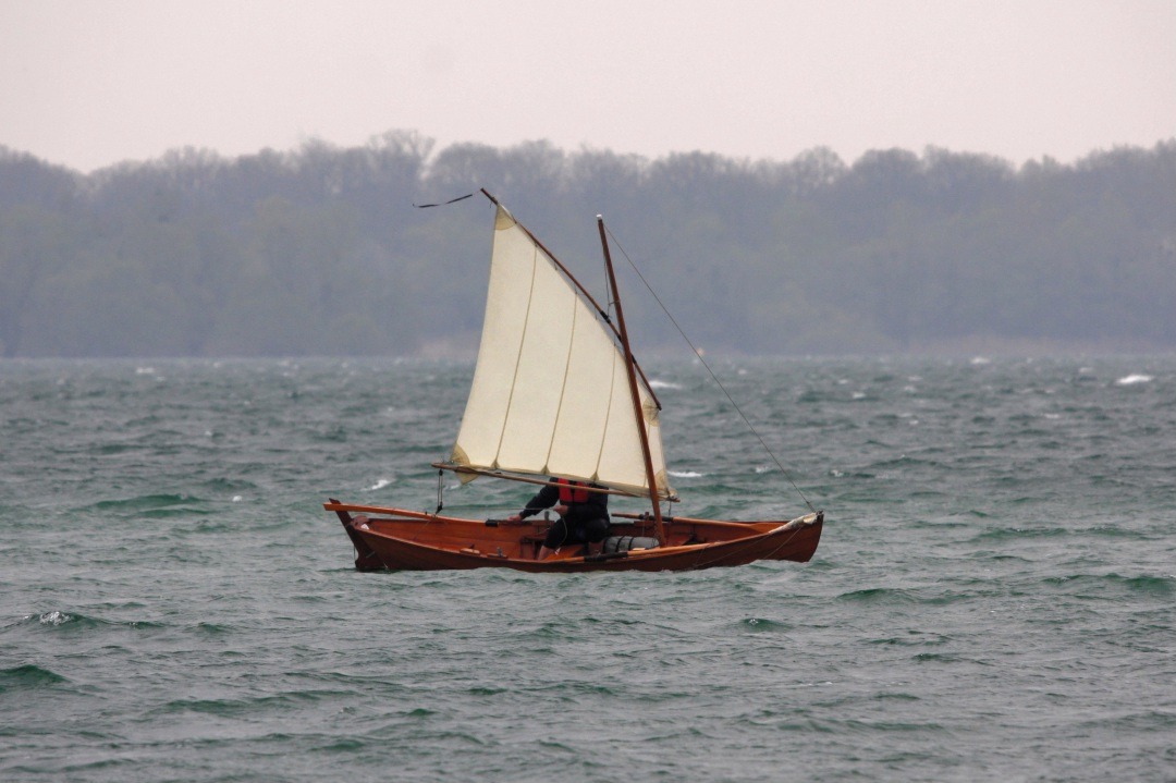 Le joli Doryplume "Prise de Ris'k" de Bernard. Son frère Jean-Claude devait aussi venir avec son propre Doryplume, mais il est tombé en panne de voiture et a du rebrousser chemin. Dommage ! 