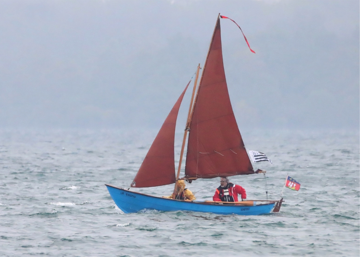 Le Whilly Boat "Enfin!" d'Herv&eacute;. 