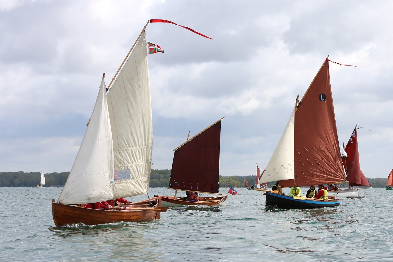 "Txakoli", "Pirate du Rhône" et "Tounepierre". Au second plan ou aperçoit "Silmaril", "Thema" et "Carpe Diem". 