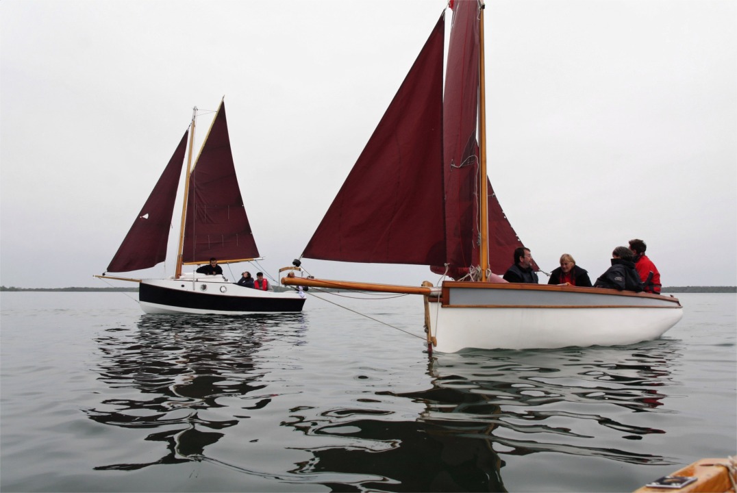 Le PocketShip "Zo" à gauche et "Thema", le Pirmil de Pierre. 