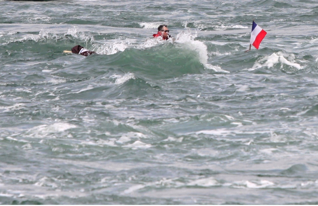 On ne voit plus grand chose du Skerry de Didier... 