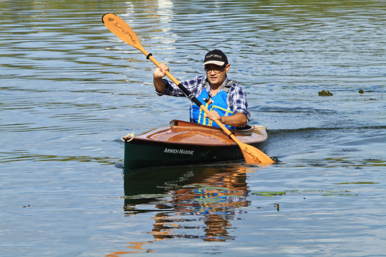 Guillaume termine la balade avec le Mill Creek 13, également très bien adapté à la balade dans les Hortillonnages. 