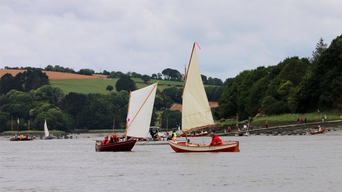 Encore un nouveau Skerry avec "Ilyva" sur cette photo : il s'agit de "O'Taquet", construit par Denis aux Sables d'Olonne. Je crois que c'&eacute;tait le premier kit de Skerry que j'avais vendu, en octobre 2008 (c'&eacute;tait hier !) 