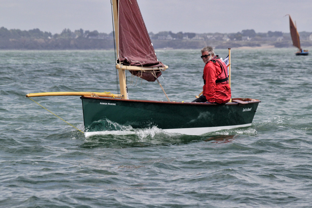 Ce Challenge est la première sortie en mer ouverte de mon Goat Island Skiff "Let's Goat!". Jusqu'à présent, il n'a goûté l'eau salée que dans le Golfe du Morbihan. 