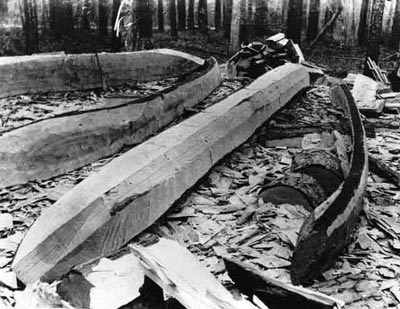 Log canoe