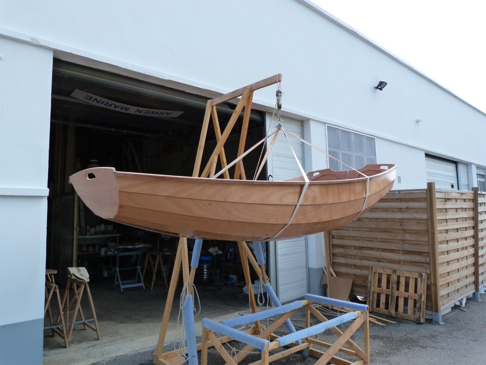 J'ai sorti la ch&egrave;vre pour retourner le PassageMaker : le voil&agrave; en plein vol ! 