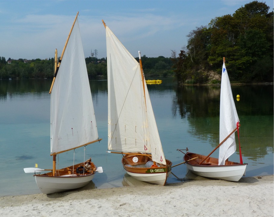 Les trois Skerry sur la plage. 