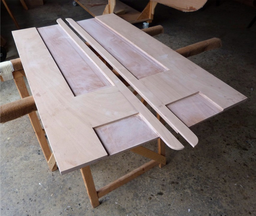 J'ai aussi fait un petit pon&ccedil;age sur la face ext&eacute;rieure des flancs du puits de d&eacute;rive. 