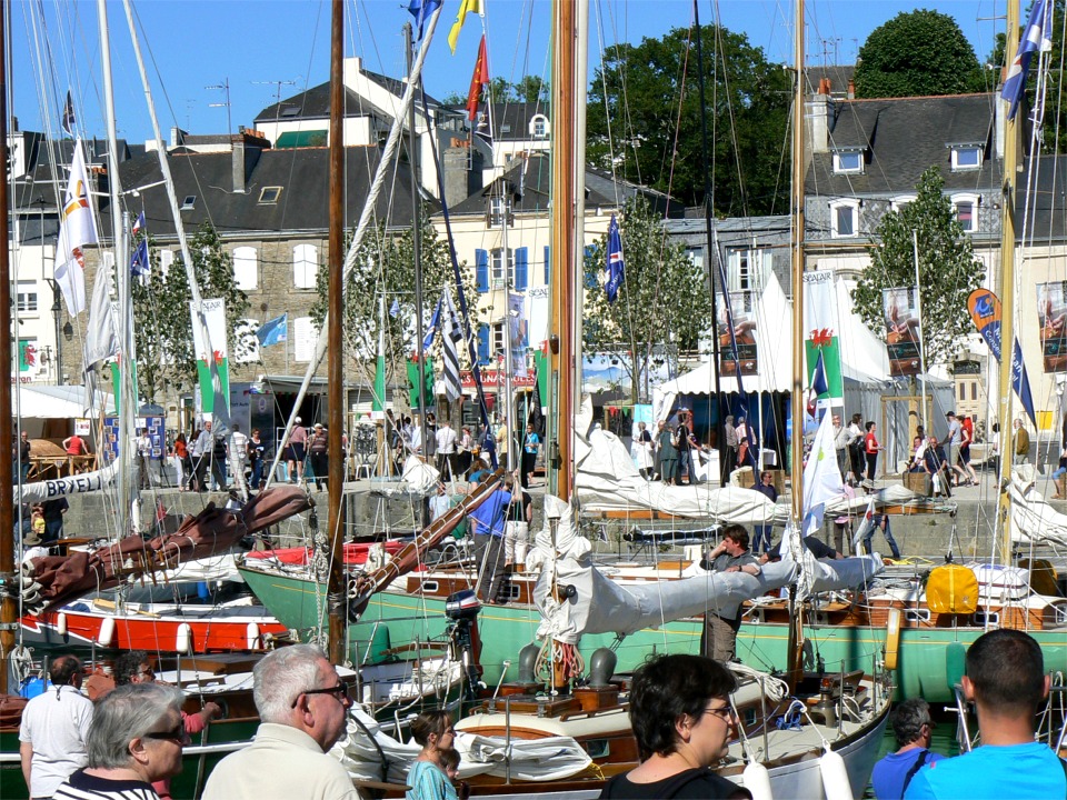 Vendredi soir, arrivée de la flottille "Belle Plaisance". 