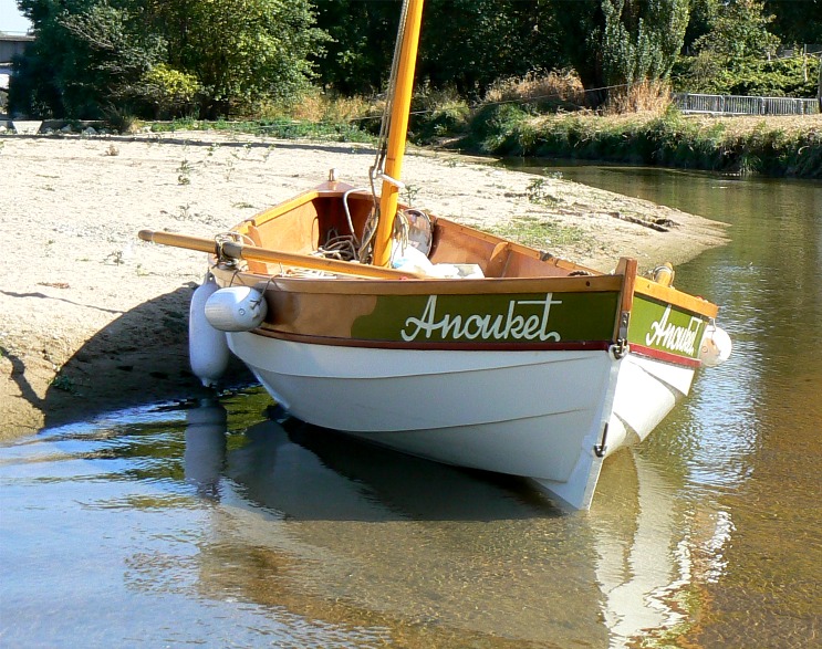 Anouket aussi recherche un peu de calme en s'éloignant un peu de toute l'agitation des quais d'Orléans. 