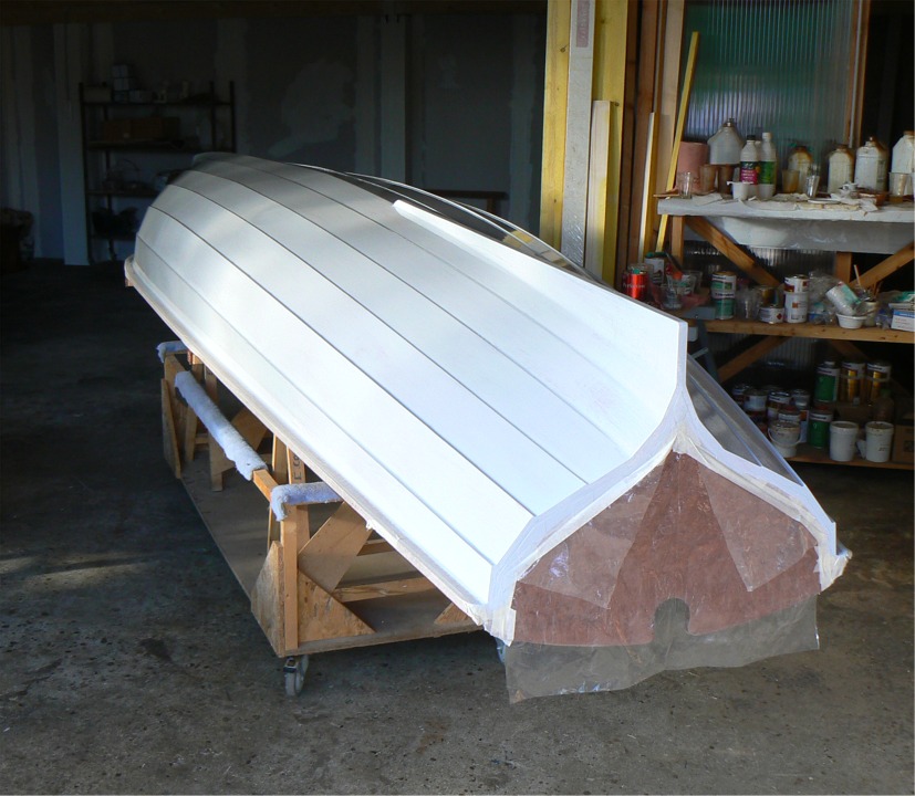 Et voil&agrave;, la premi&egrave;re couche est faite, en "gris platine" (nettement plus luxueux que "gris souris" - et un peu plus clair aussi !) 