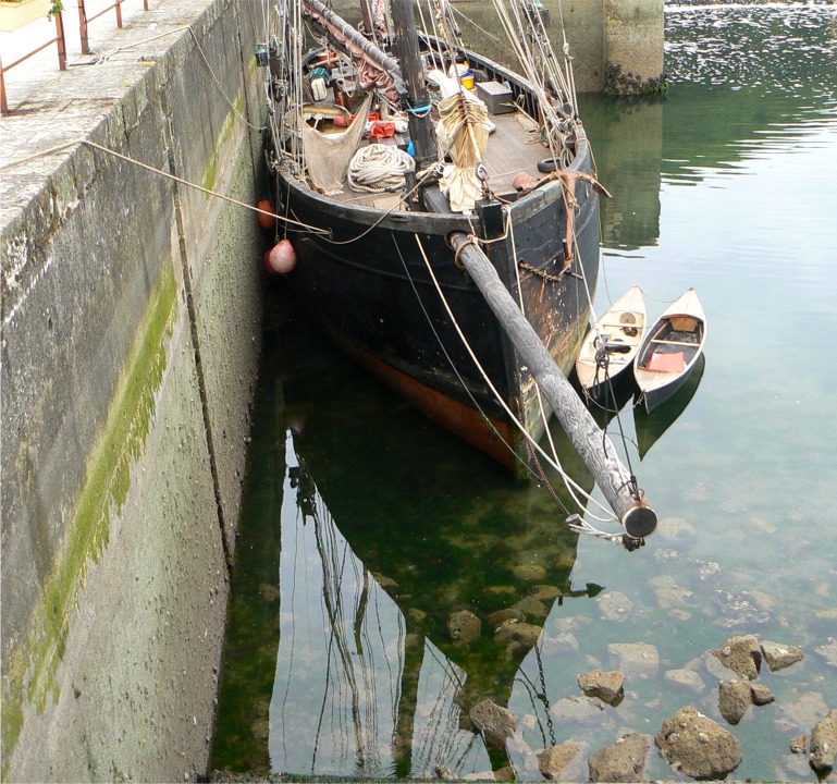 Le ketch Keewaydin, construit à Rye, sur la côte sud-est du Royaume-Uni, en 1913. 