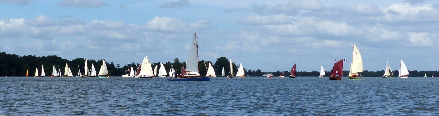 Vue de la flottille. 