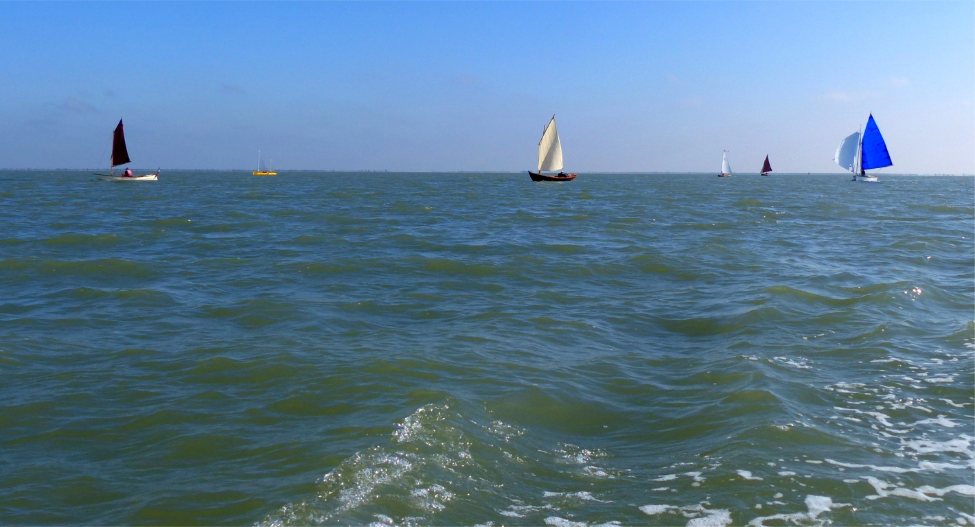 Et nous voilà enfin en mer, en baie de l'Aiguillon ! 