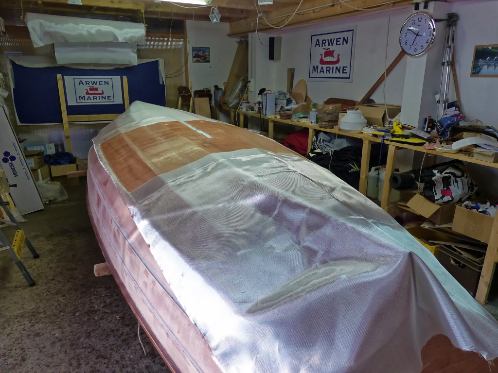 Mais avant de partir demain nous amuser sur l'eau, il est temps de faire la stratification extérieure... 