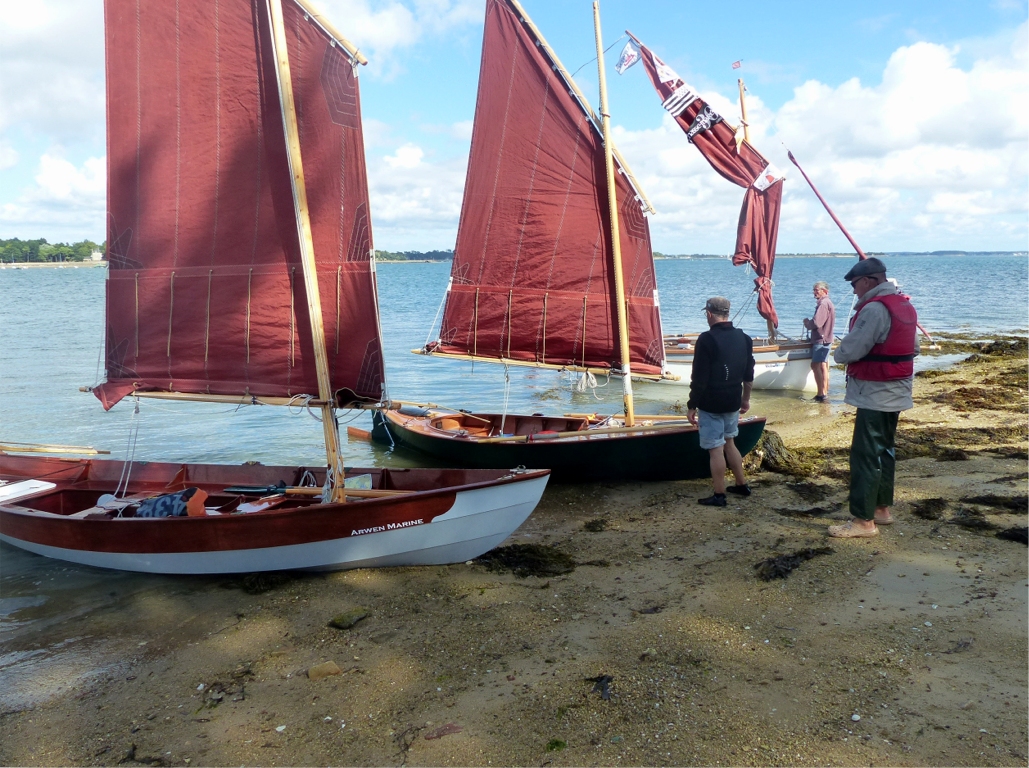 Arrêt sur la plage, coté nord de la petite Logoden. 