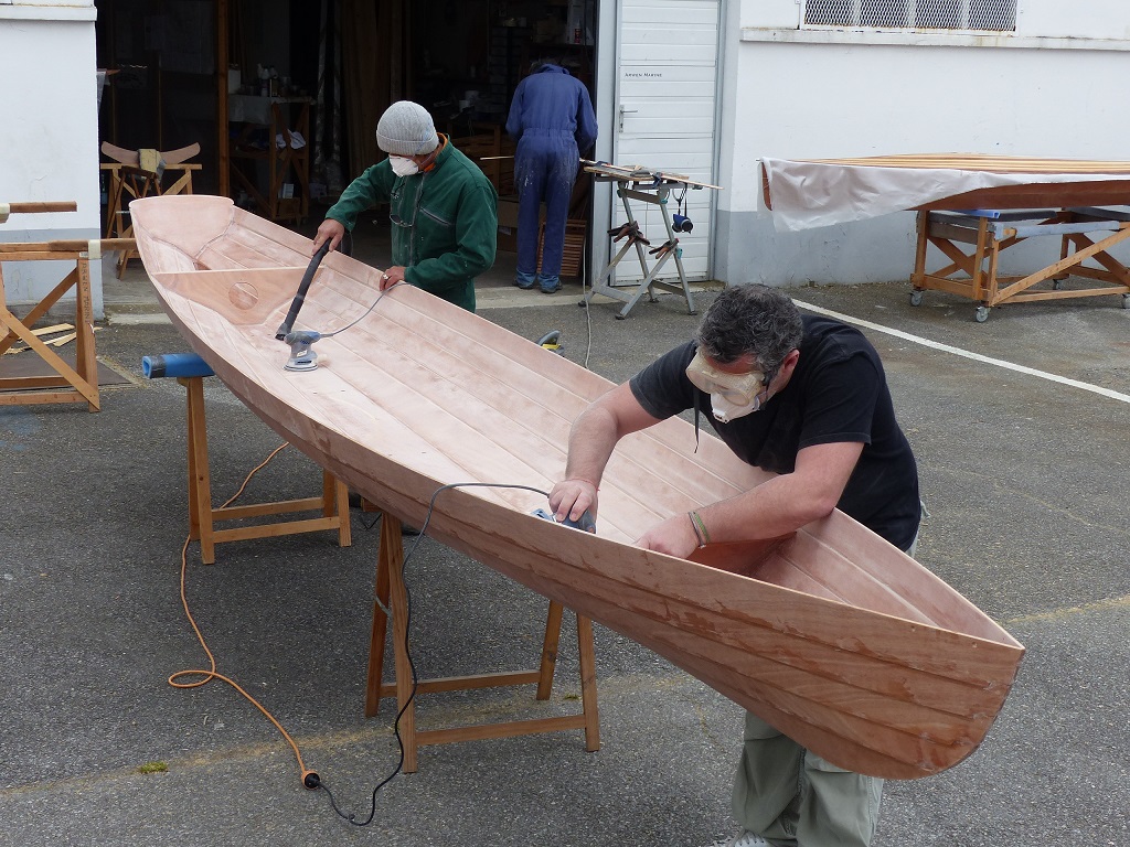 Olivier et Bernard poncent... 