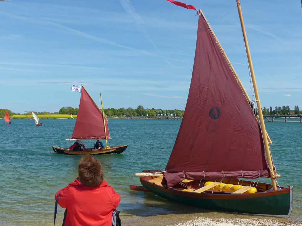 Marc a install&eacute; cet hiver une b&ocirc;me sur son Aber afin de contr&ocirc;ler plus facilement la grande misaine, en particulier au portant. 