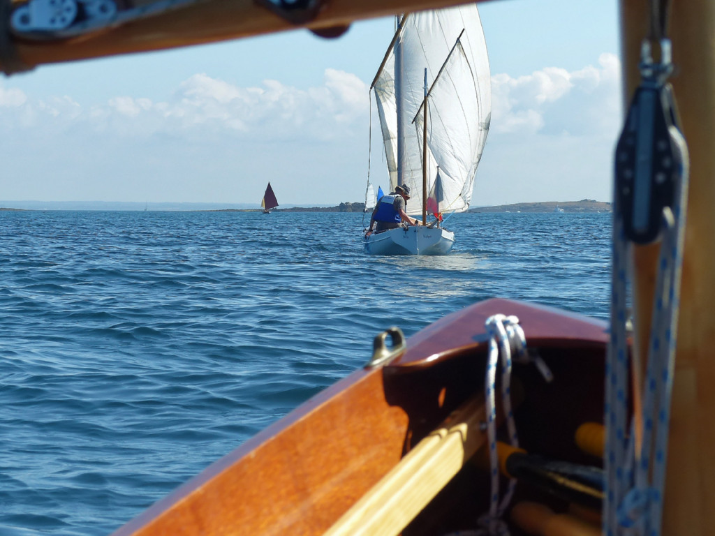 Petit Bbudget est très photogénique avec toutes ses voiles. 