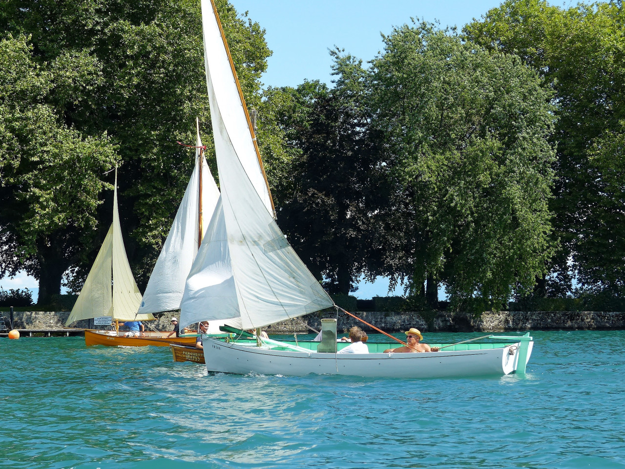 Devant l'Ile de La Harpe. 