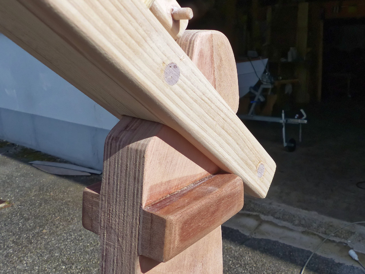 Une fois qu'on est dans cette position, plus qu'&agrave; abaisser la barre &agrave; l'horizontale. 