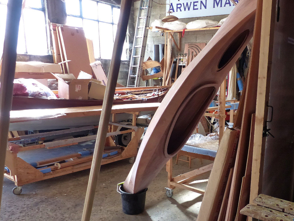 Puis je fais (le lendemain) le second rempli d'extr&eacute;mit&eacute; du Wood Duckling, &agrave; la proue cette fois. 