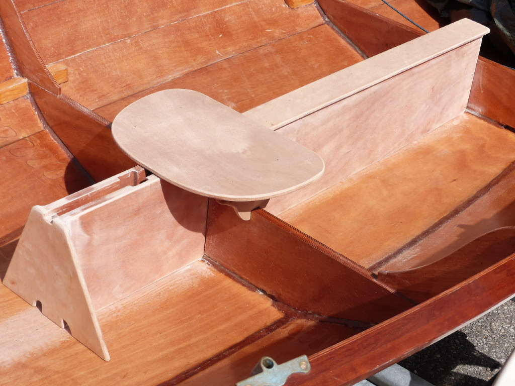 J'ai ajout&eacute; un trap&egrave;ze sur l'avant du puits afin d'am&eacute;liorer la r&eacute;sistance &agrave; l'effort de cisaillage de la d&eacute;rive sur l'avant du puits. 