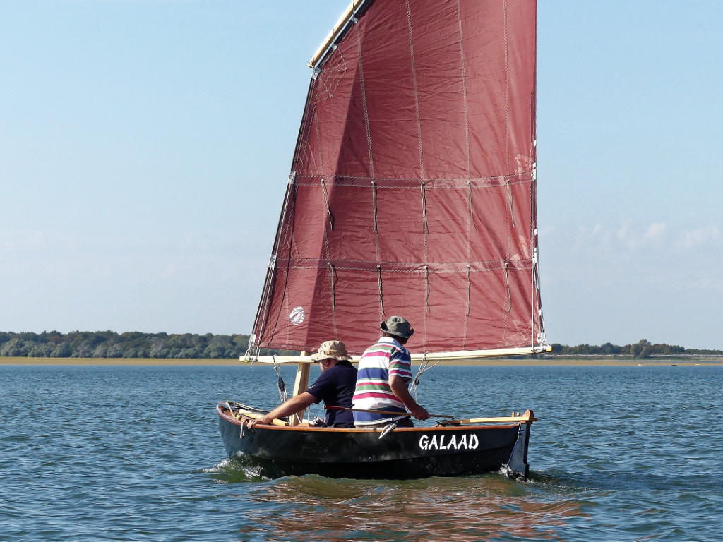 Première navigation officielle pour le Skerry Raid "Galaad" de Bernard, fruit d'une construction accompagnée de la fin de l'année 2017. 