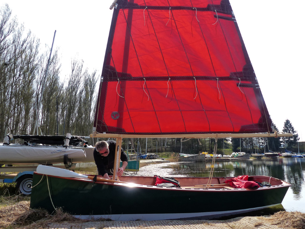 Premier bon point : il flotte ! A envoyer la misaine.